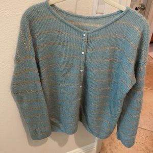 Sézane Gaspard striped alpaca sweater